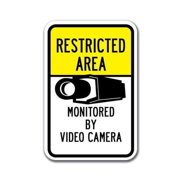 Signmission Safety Sign, 12 in Height, Aluminum, Video Surv - Res Area 2 A-1218 Video Surv - Res Area 2 - main
